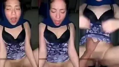 Jilbab Biru Desahan Liar Bokep Indo Sampe Memek Basah Lumer